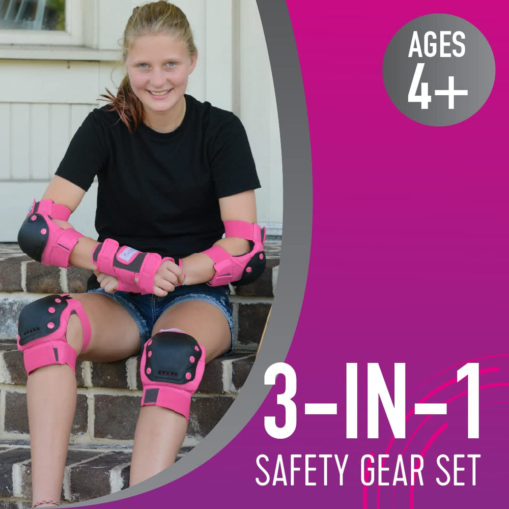 Flybar elbow pad side profile on neoprene fabric — flexible fit and breathability emphasized