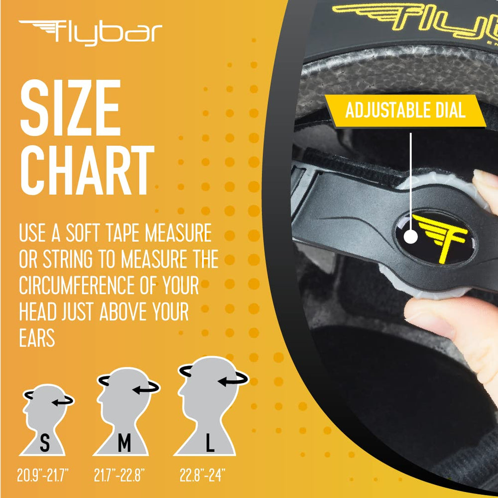 Flybar helmet with padding removed showing washable pads for freshness benefit