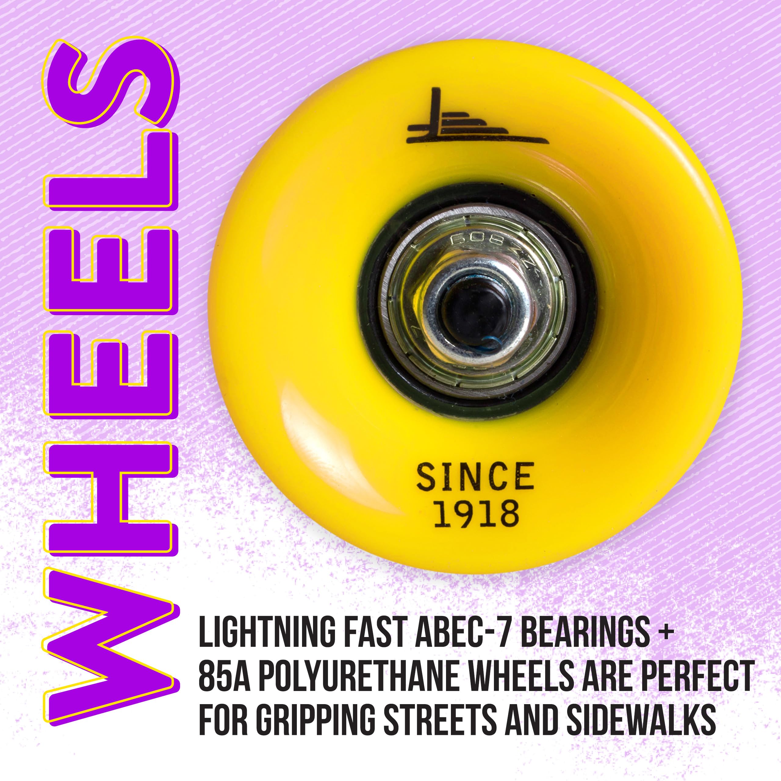 Child riding Flybar cruiser on sidewalk demonstrating stable, comfortable cruising