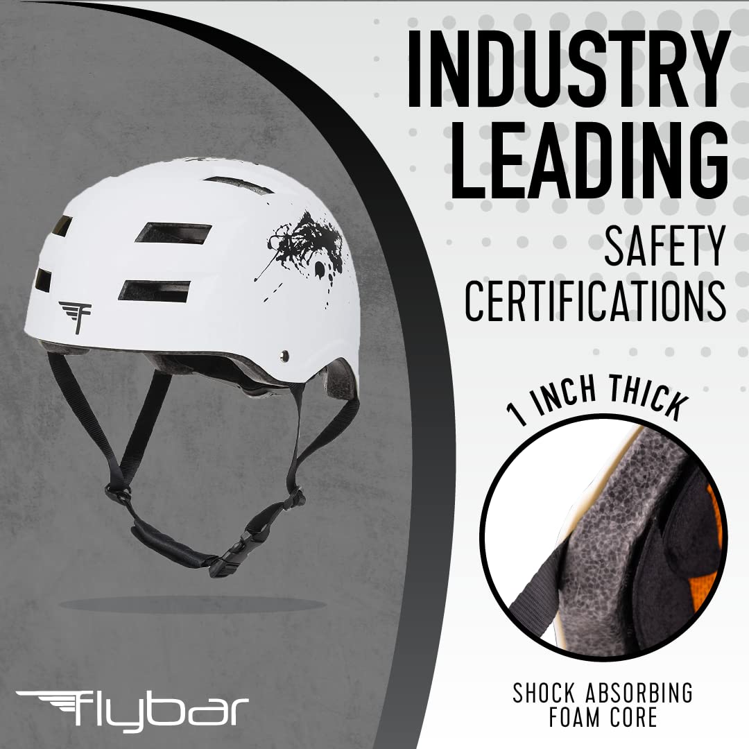 Flybar side view highlighting rear dial for secure adjustable fit