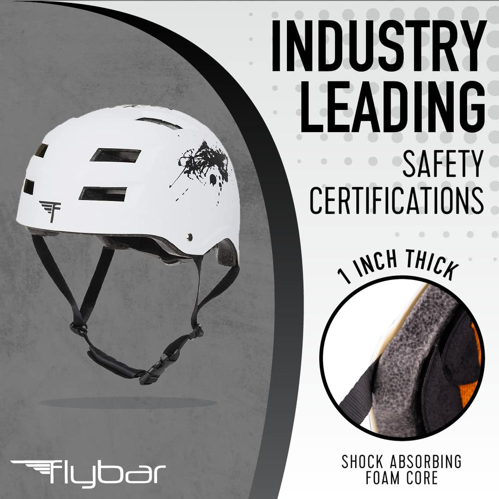 Flybar side view highlighting rear dial for secure adjustable fit