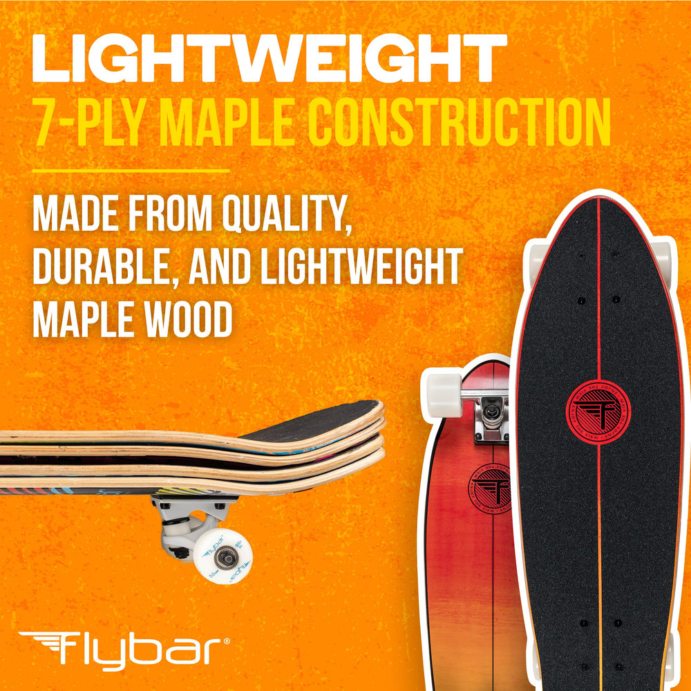 Flybar detailed shot of 60mm SHR 78A PU wheel and ABEC 9 bearing for smooth roll