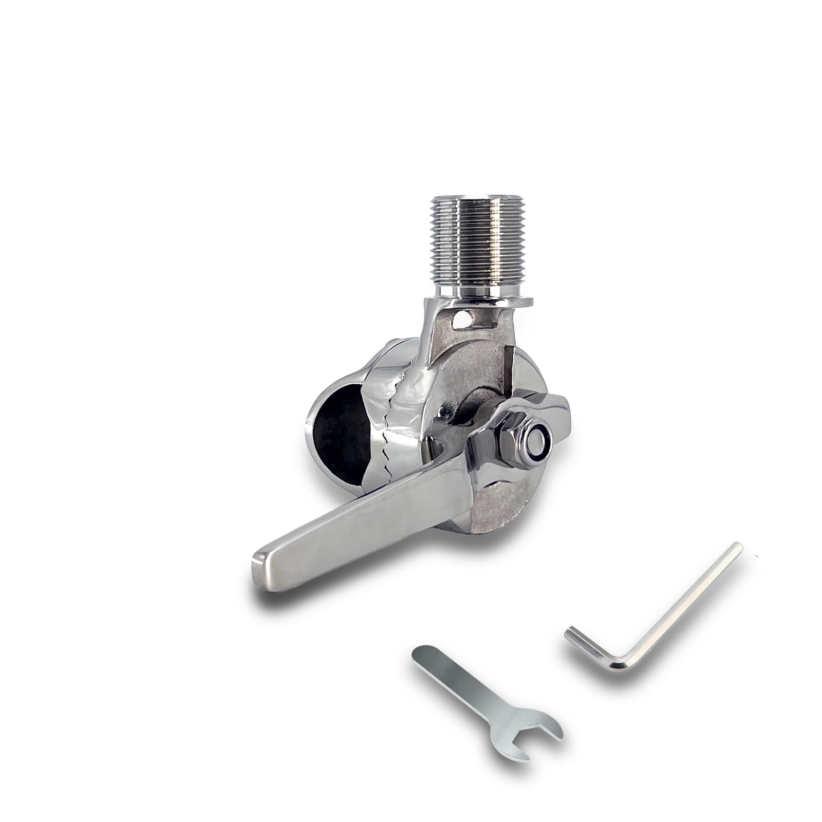 fmuser front view of antenna ratchet mount showing corrosion-resistant design and durable hold
