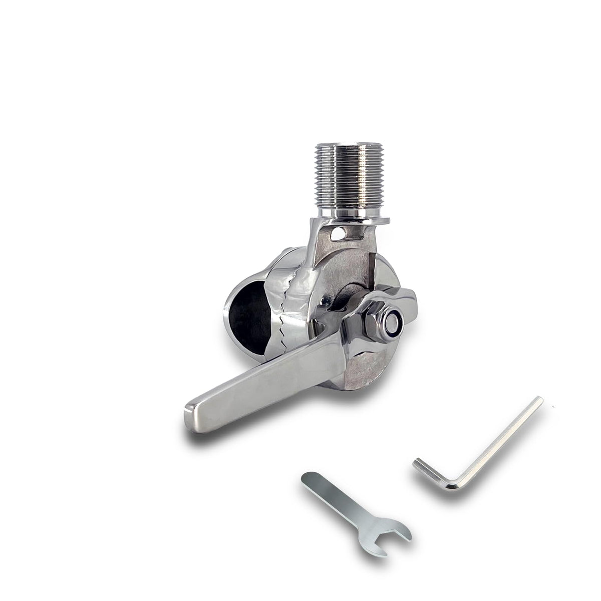 fmuser front view of antenna ratchet mount showing corrosion-resistant design and durable hold