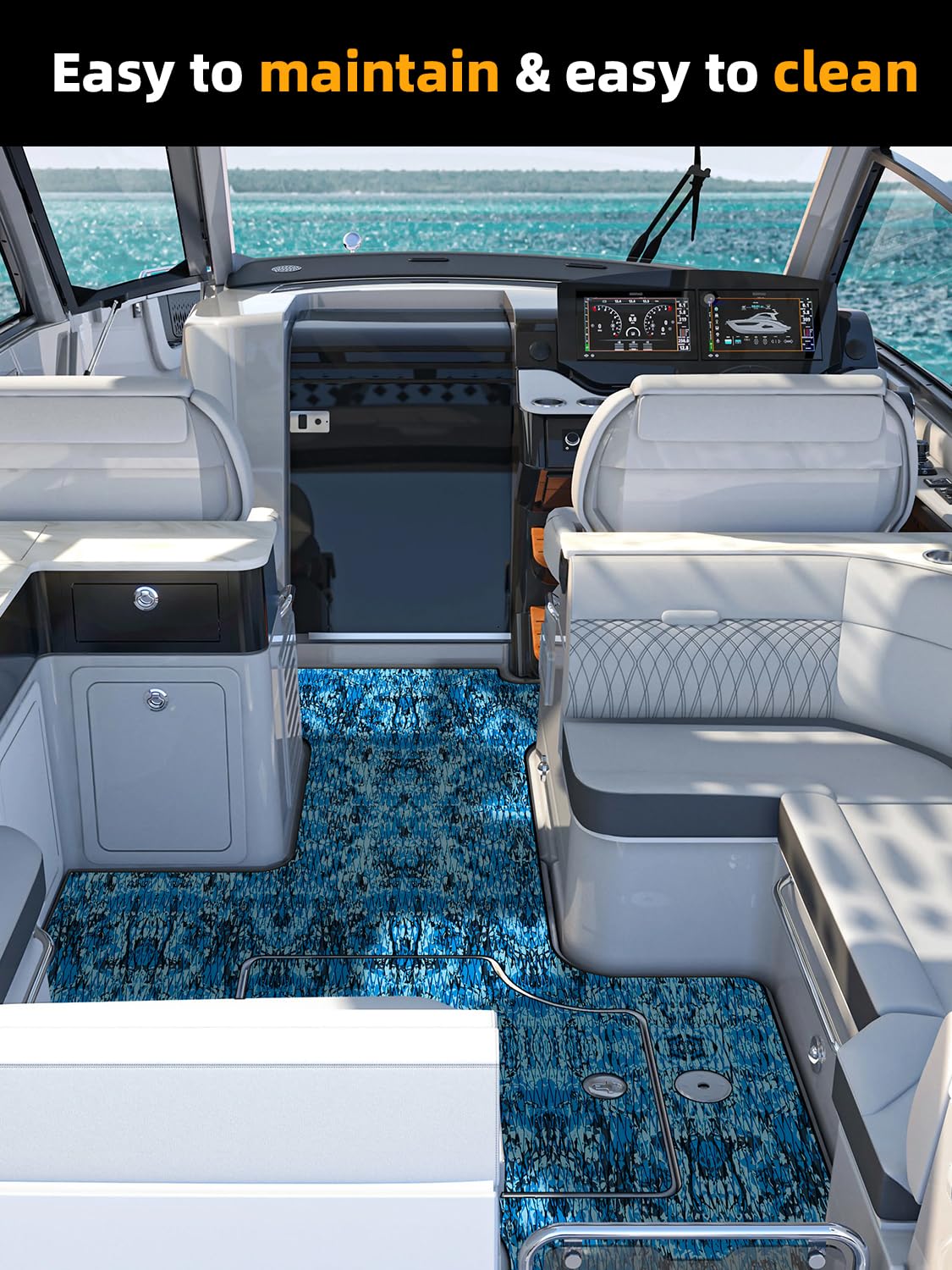 FOCEAN edge detail showing seamless fit and low-lift benefit