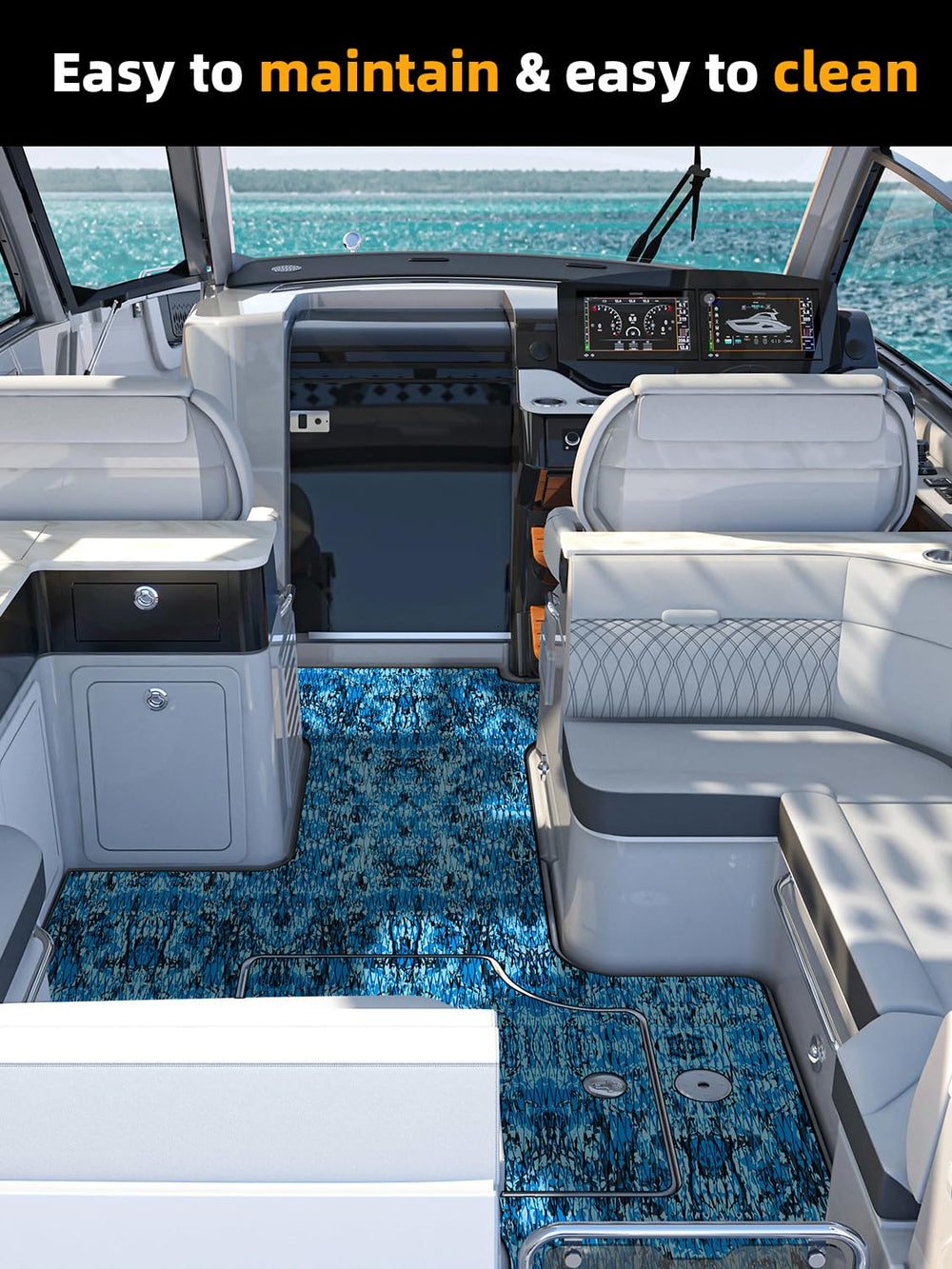 FOCEAN edge detail showing seamless fit and low-lift benefit