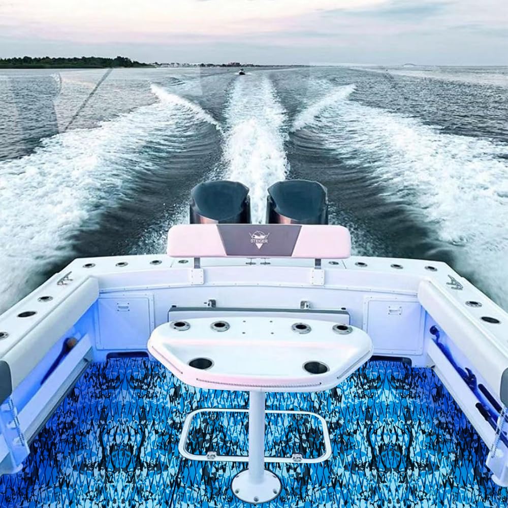 FOCEAN lifestyle shot with angler on deck showing comfort and traction benefit