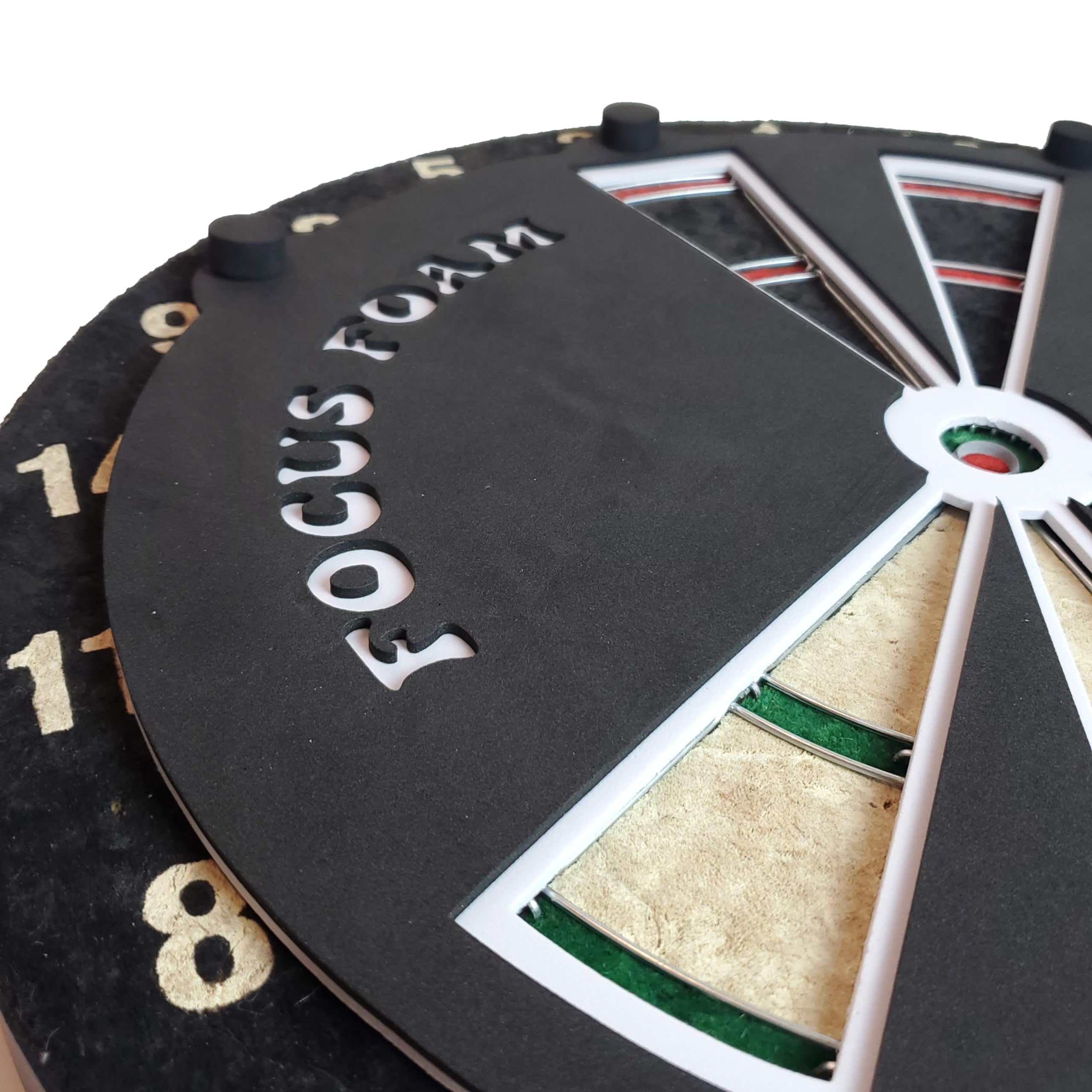 Focus Foam label and patent marking highlighting unique design benefit