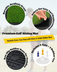 FODESAN close-up of short turf for clean chipping contact and control