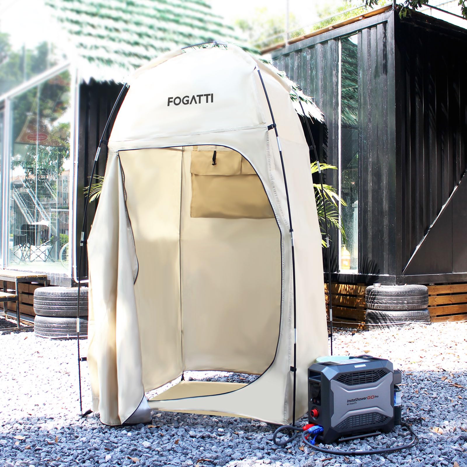 FOGATTI compact carry bag demonstrating portable storage advantage