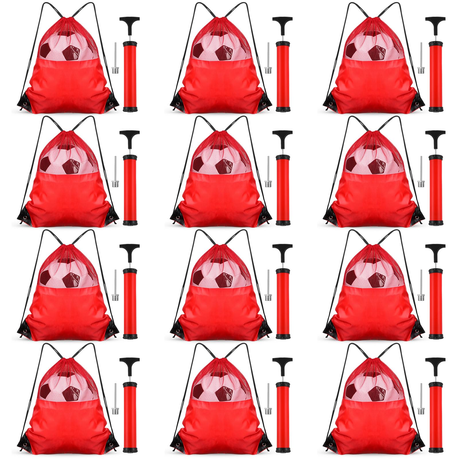 Foilswirl front packaging showing 12 pump and bag sets, useful for bulk donations
