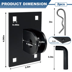 folosem axle pin detail for quick removal and reliable locking