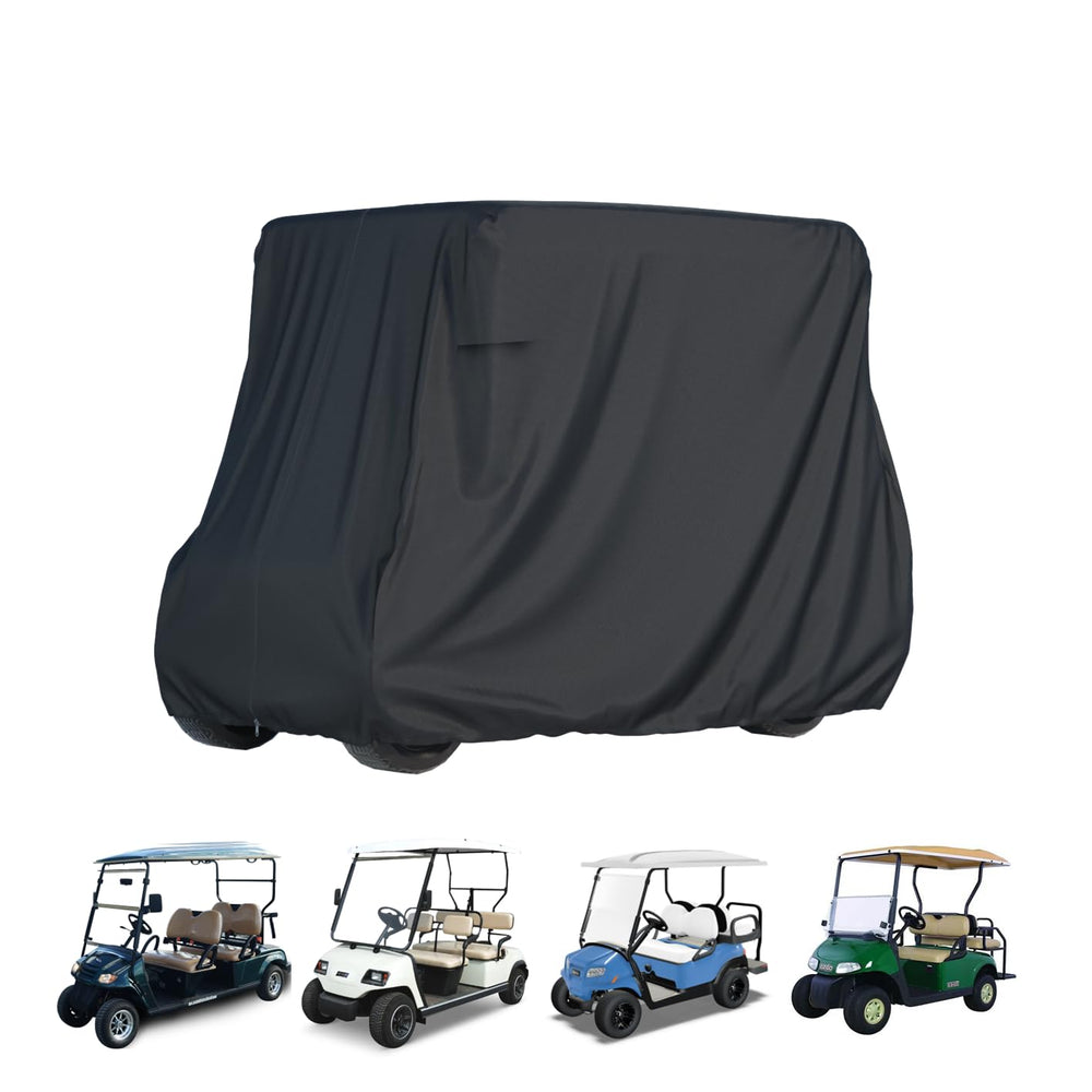 FOLU golf cart cover front view protecting cart from weather