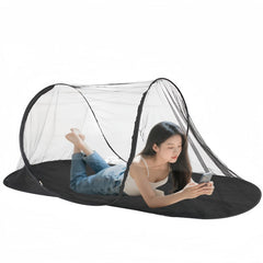 FomiGuatren front view pop-up tent showing full insect protection and quick setup