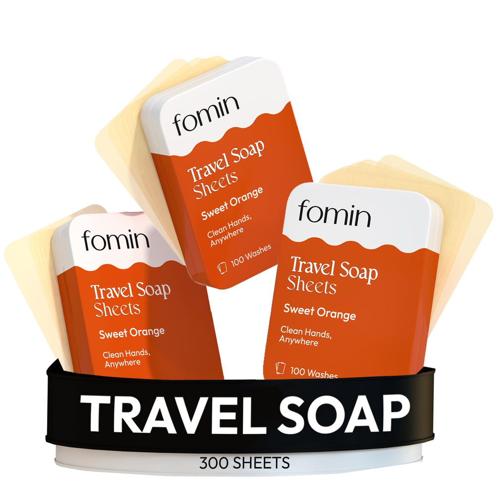 FOMIN closed tin showing compact travel-friendly packing and protection