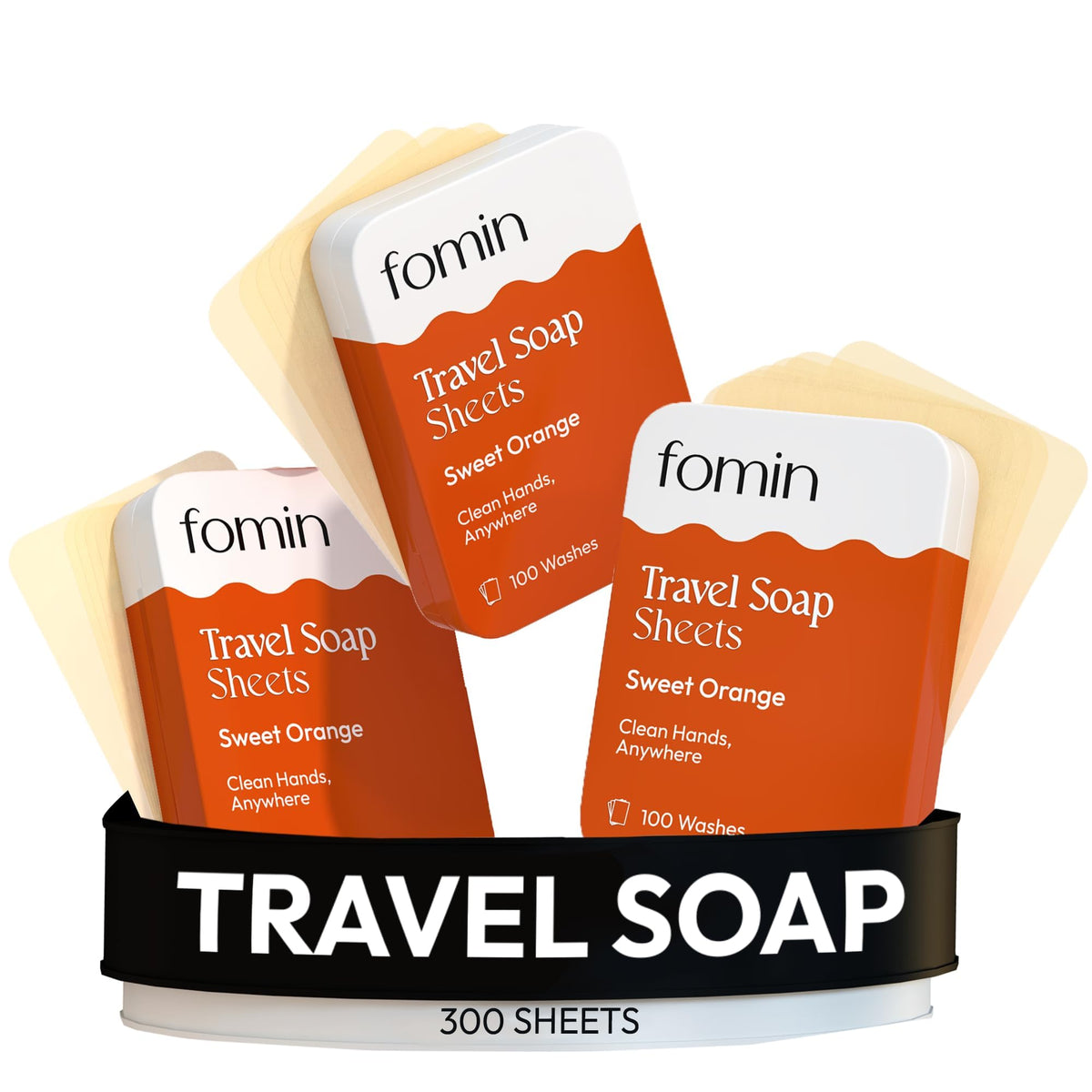 FOMIN closed tin showing compact travel-friendly packing and protection