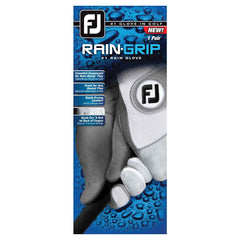 FootJoy RainGrip autosuede palm close-up highlighting wet grip benefit