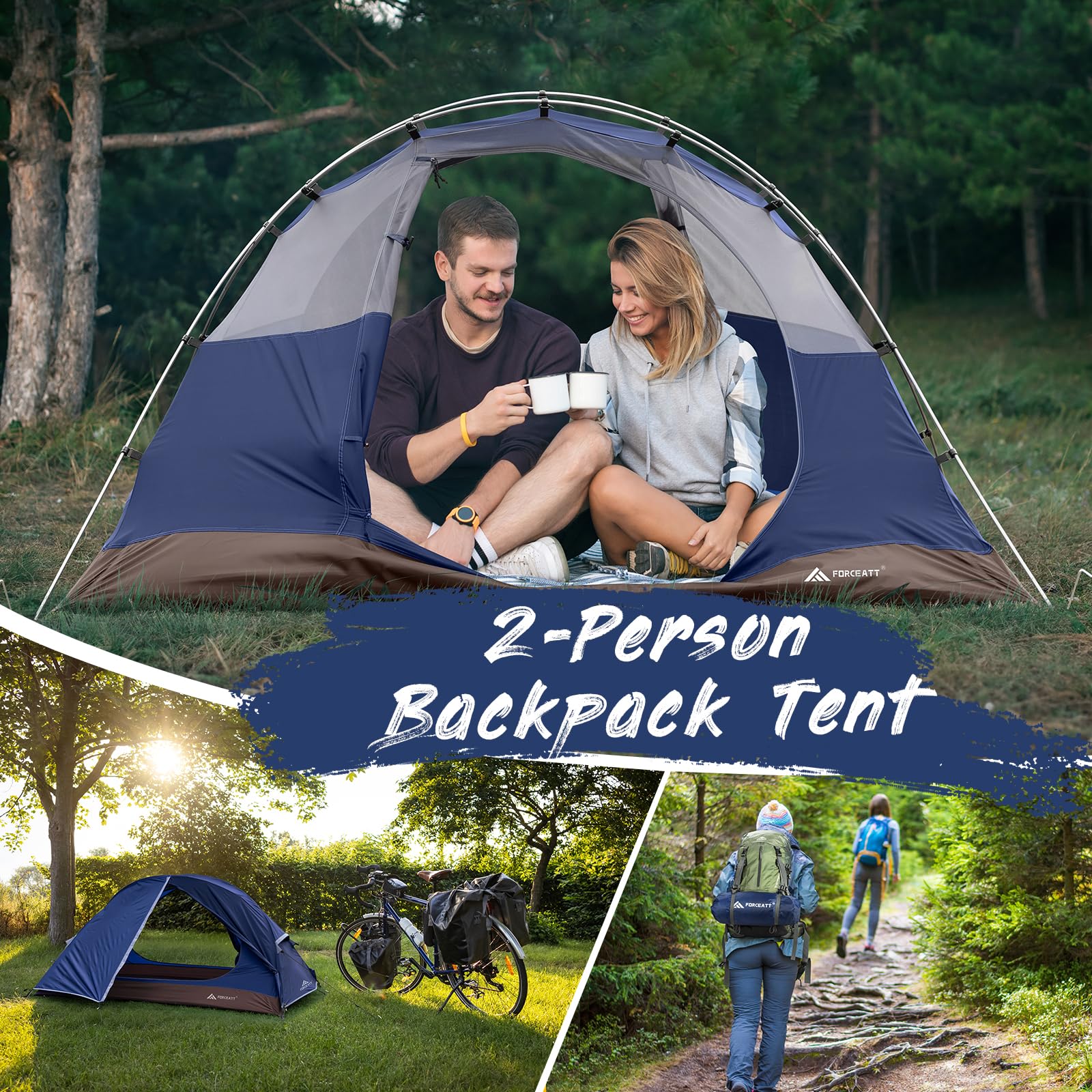 Forceatt packed tent in its bag showing compact carry and portability