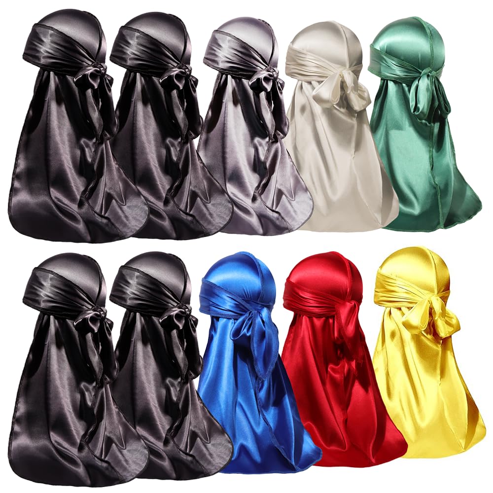ForceWave durag color array laid out, shows variety and outfit-matching options