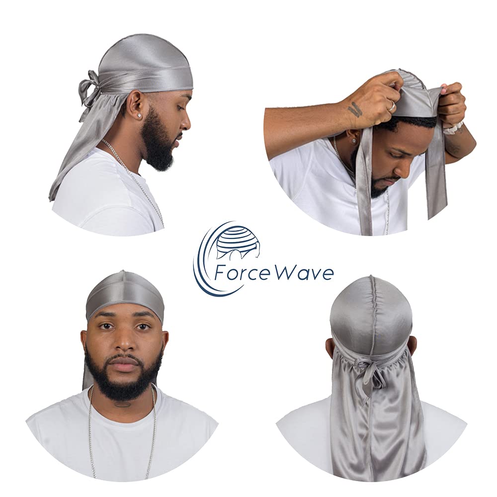 Pack of ForceWave durags folded for travel, displaying convenience and backup supply