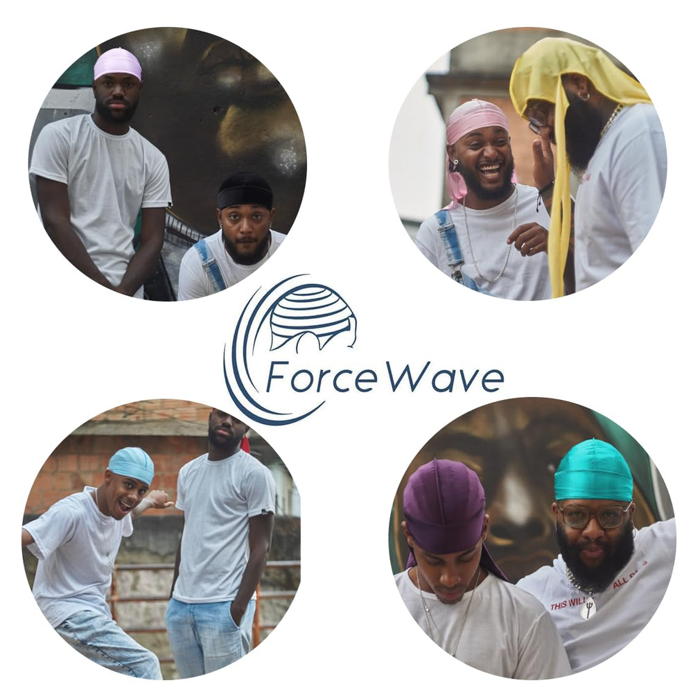 ForceWave label and stitching close-up showing durable construction and reversible finish benefit