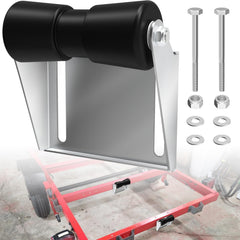 FOROIRON front view of roller bracket showing corrosion-resistant finish and secure support