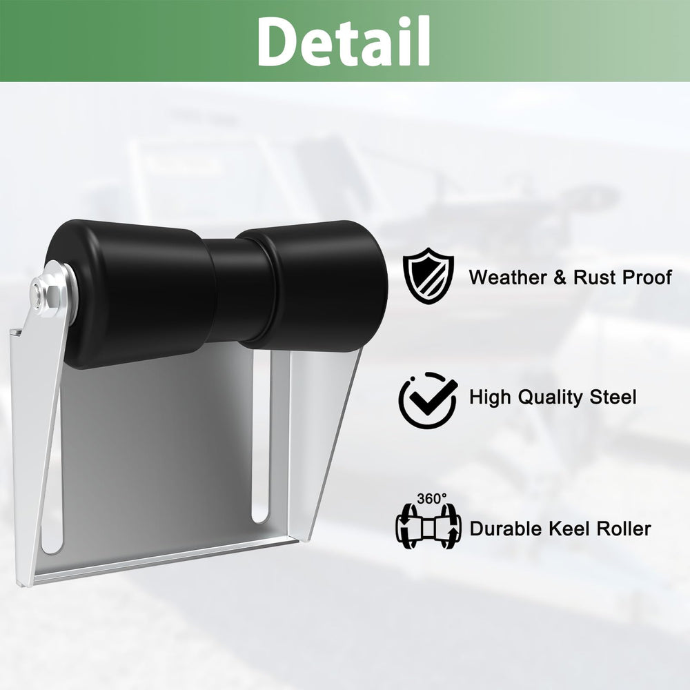 FOROIRON three roller sizes comparison helping choose correct fit for your keel