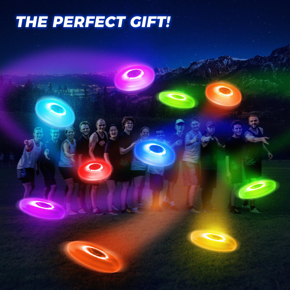 Fortikpo lit disc showing seven dynamic modes for varied night patterns