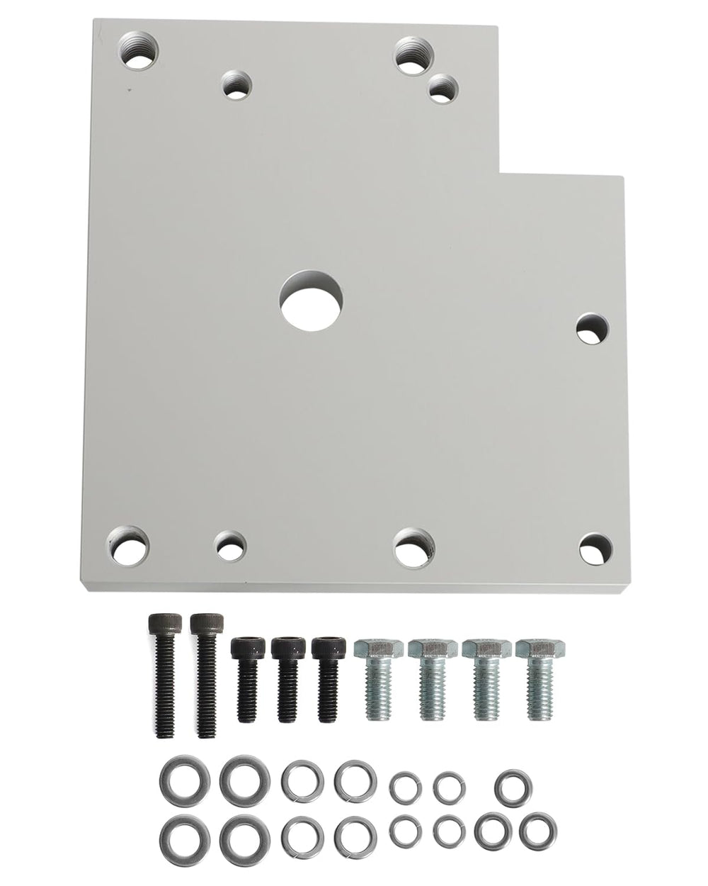 Foruly adapter plate front view showing clean bolt pattern and easy fit benefits