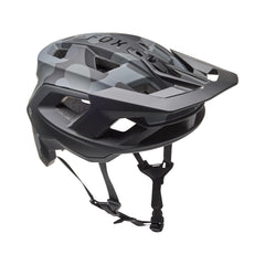 Fox Racing helmet front view showing fit and stylish protection