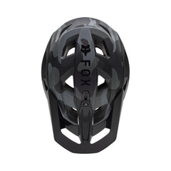 Fox Racing side profile highlighting helmet shape and coverage