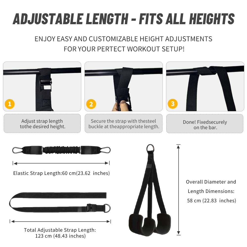 Foxellent detachable latex tubes closeup demonstrating adjustable resistance
