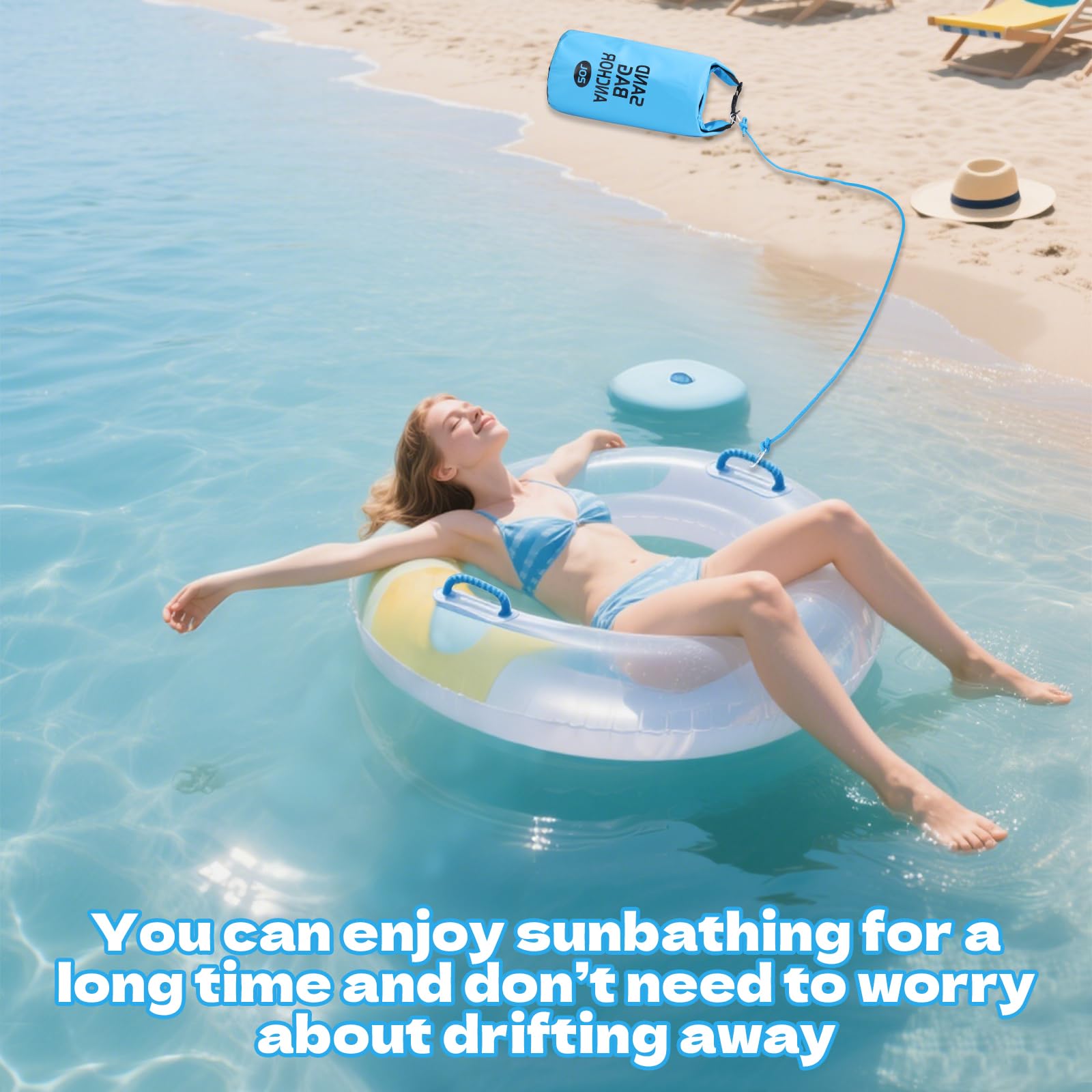 Foxtell dry-bag used to store phone and towel offering waterproof protection
