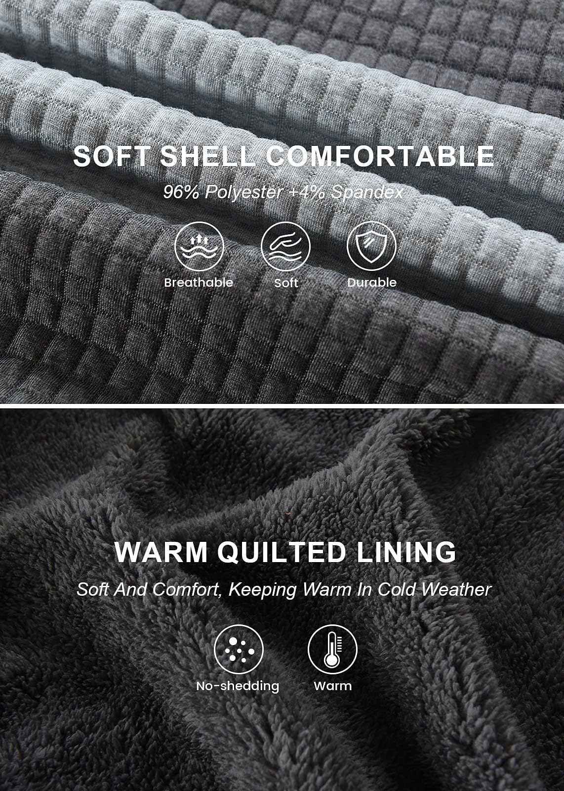 Fozexi folded XXL hoodie next to size reference illustrating roomy fit for layering