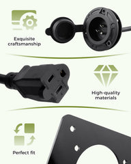 Fozipamy internal connector detail showing anti-oxidation contact benefit