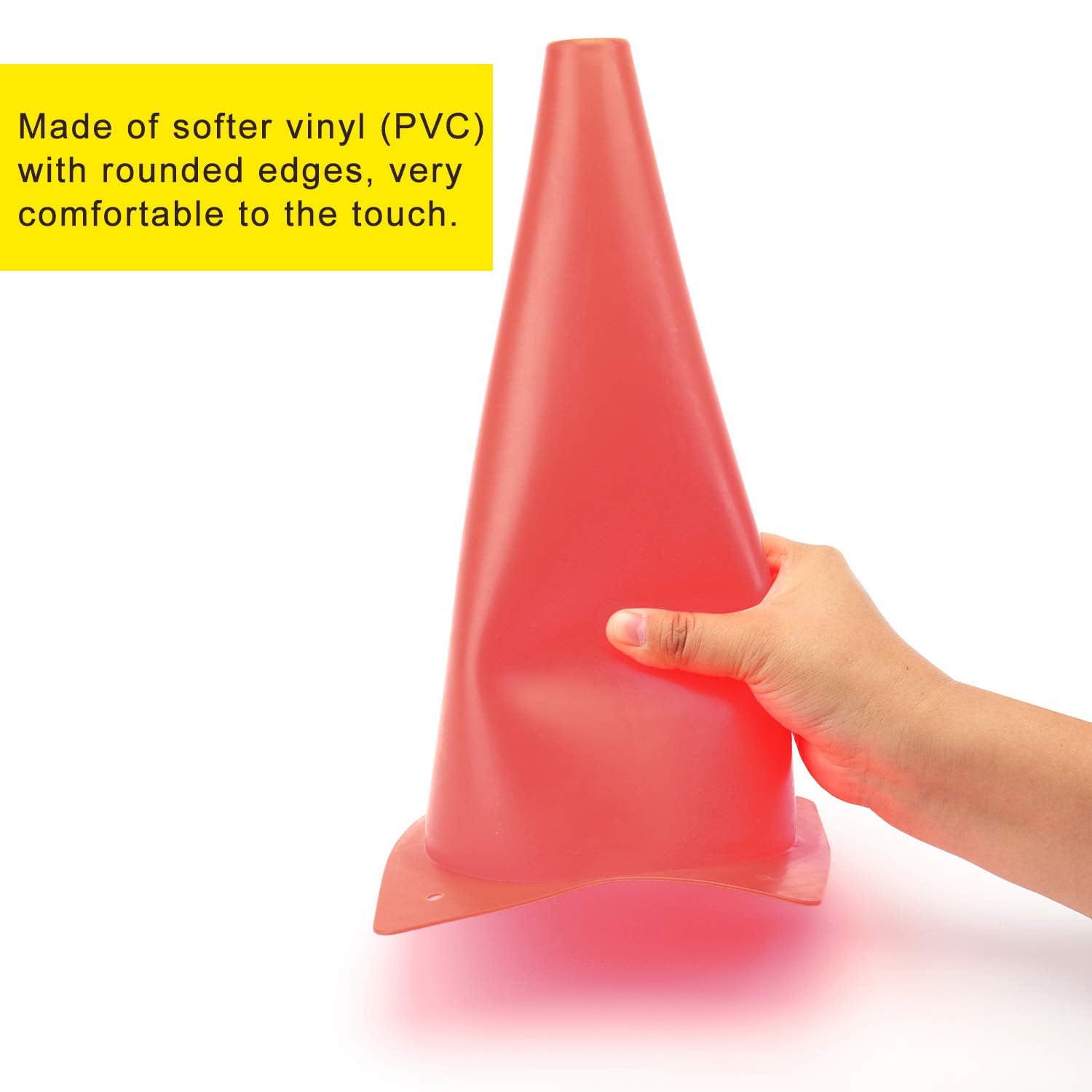 Fragraim stacked cones illustrating compact, portable storage benefit
