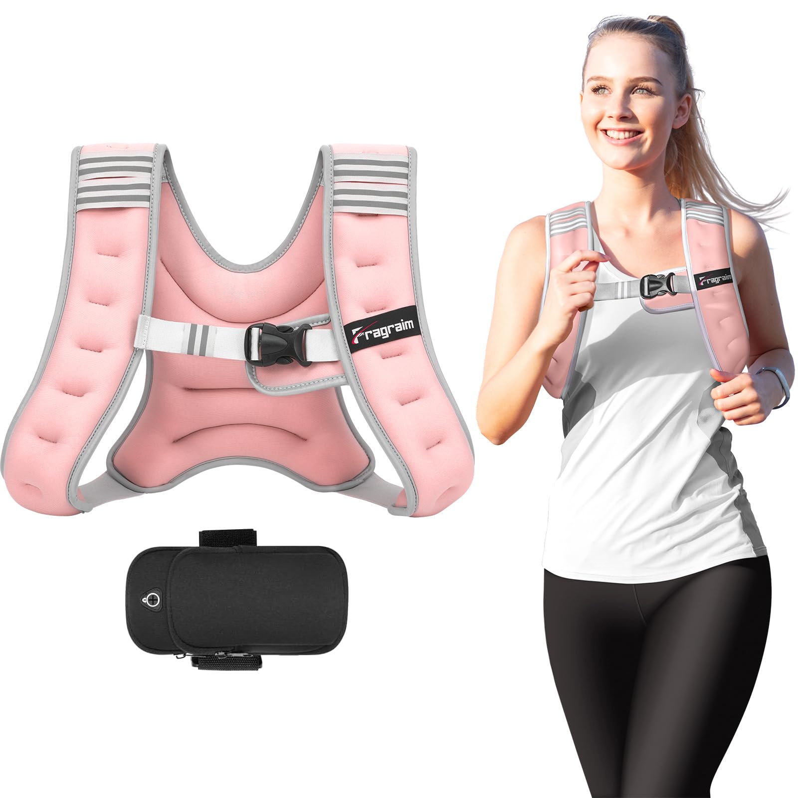 Fragraim reflective stripe visible at night boosting outdoor workout safety