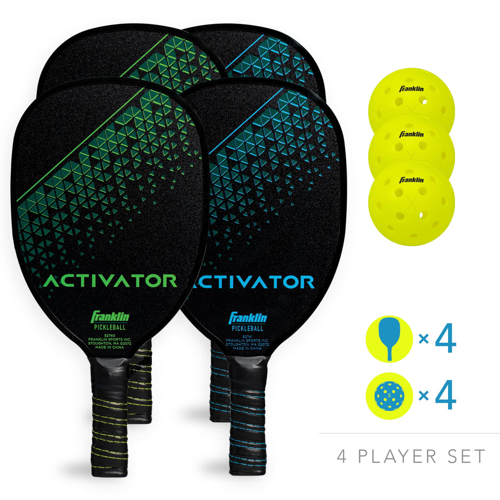 Franklin Activator paddle handle closeup highlighting molded non-slip comfort grip