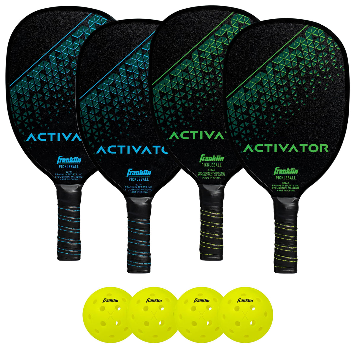 Franklin Activator paddles front packaging showing ready-to-play set and convenience