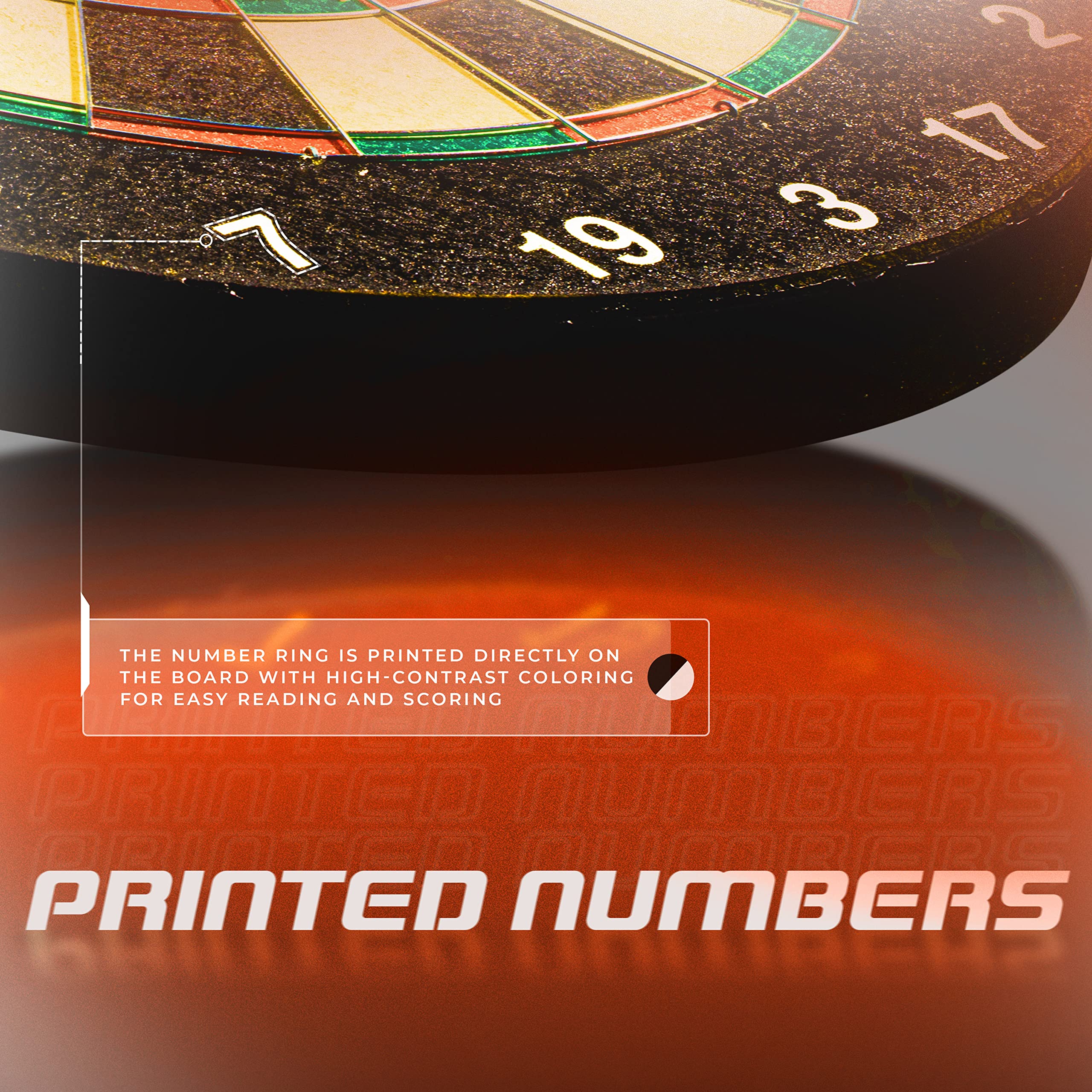 Franklin Sports mounted board with included wall bracket for secure, level installation