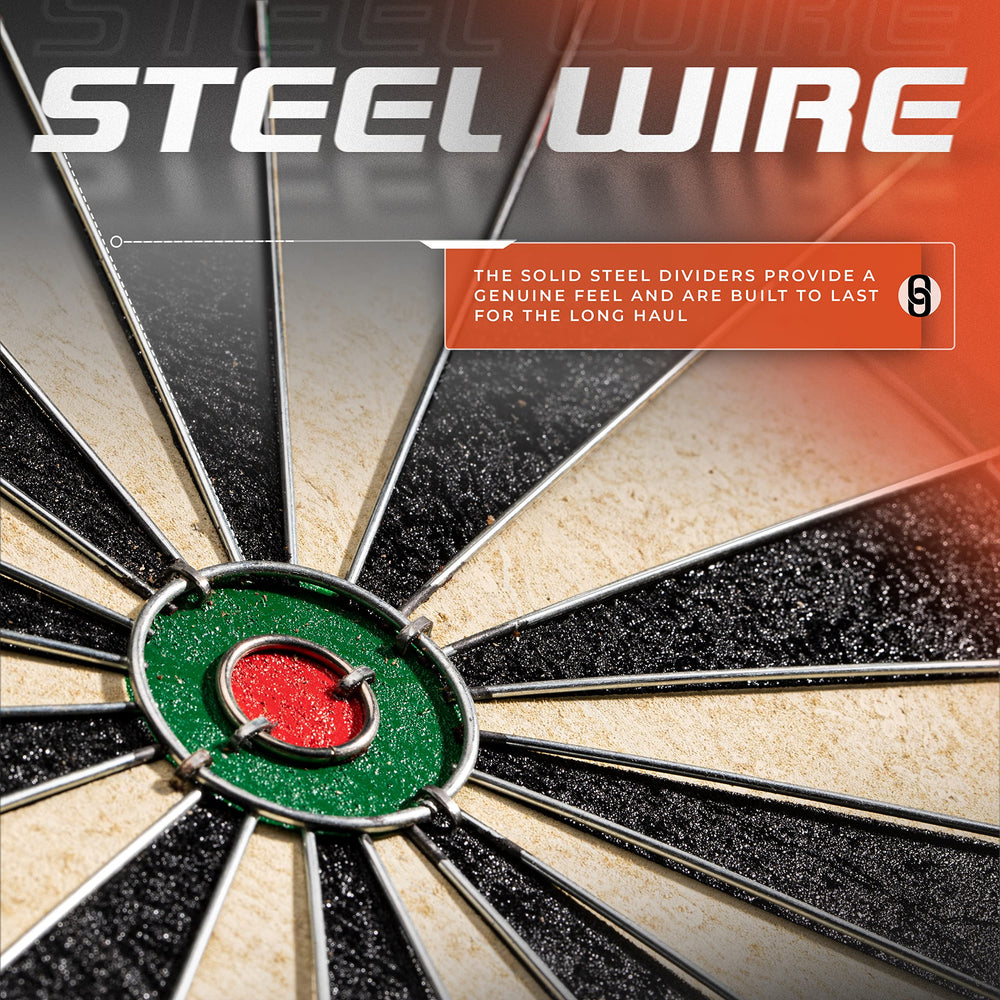 Franklin Sports darts landing in board in motion showing realistic play and accurate segmentation