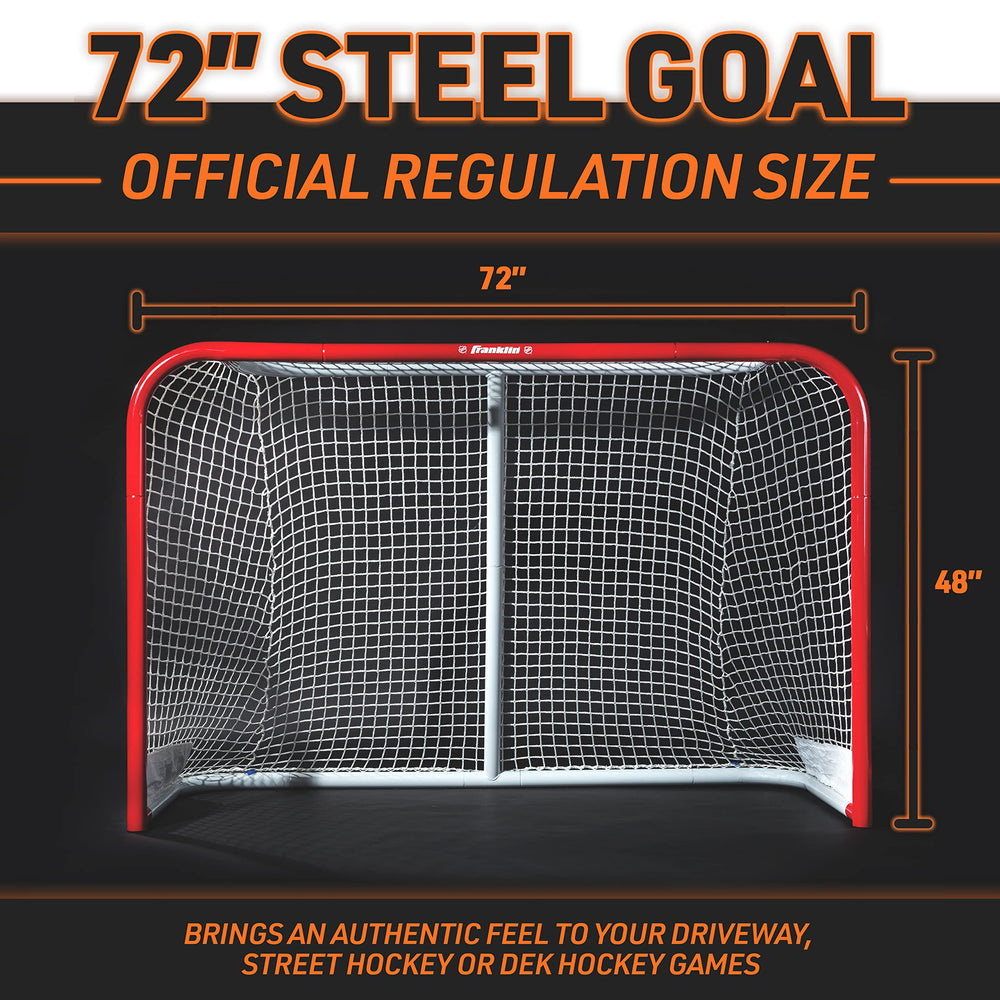 Franklin Sports heavy-duty pre-fit netting detail showing impact resistance
