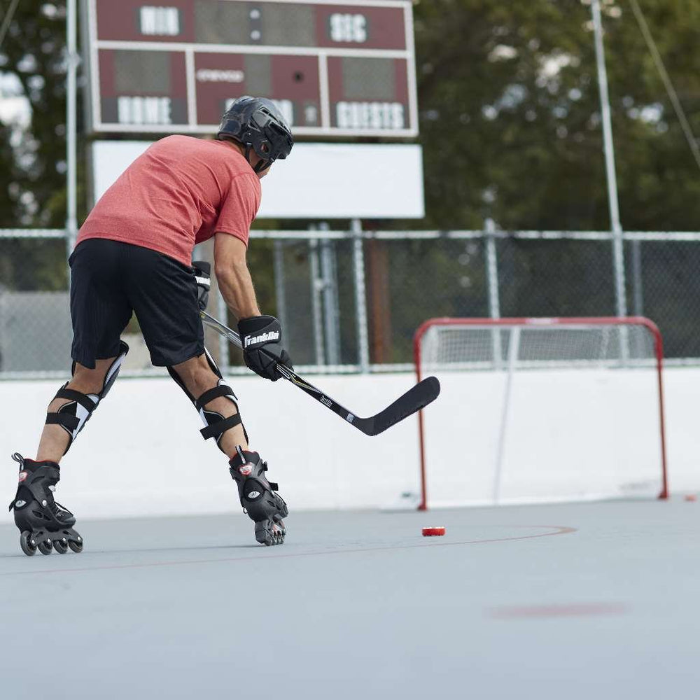 Franklin Sports close-up of 1.5-inch steel tubing frame highlighting strength
