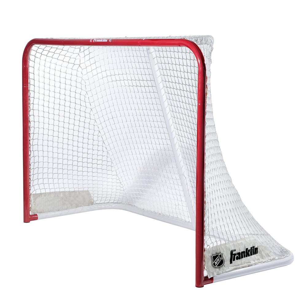 Franklin Sports front view of full 72x48 goal showing regulation target and durability