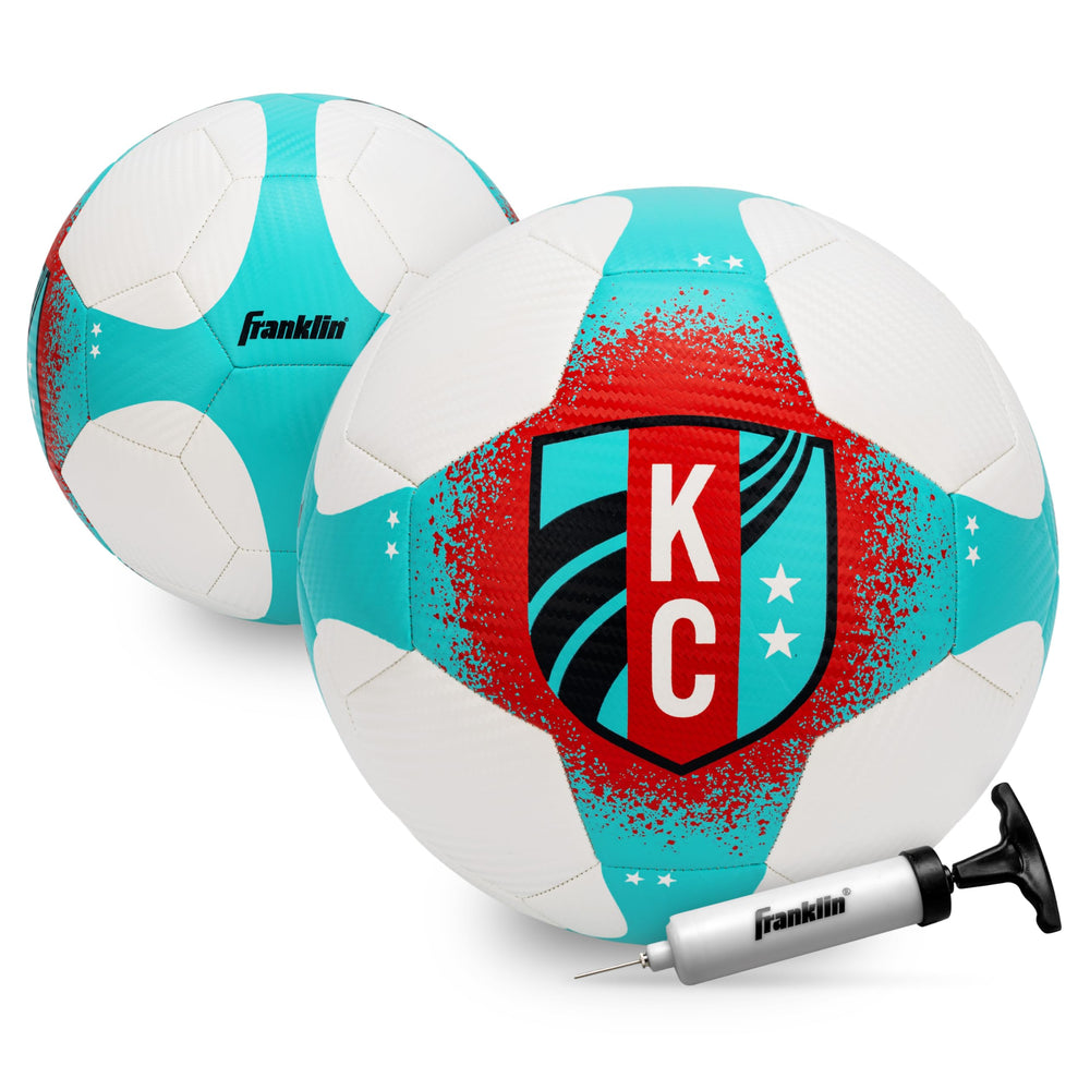 Franklin Sports Kansas City Current front view showing team colors and match readiness
