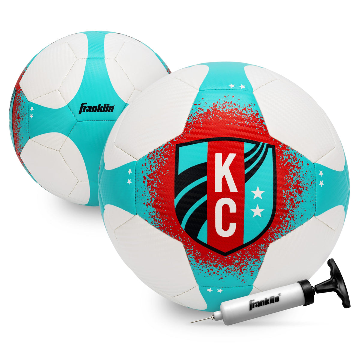 Franklin Sports Kansas City Current front view showing team colors and match readiness