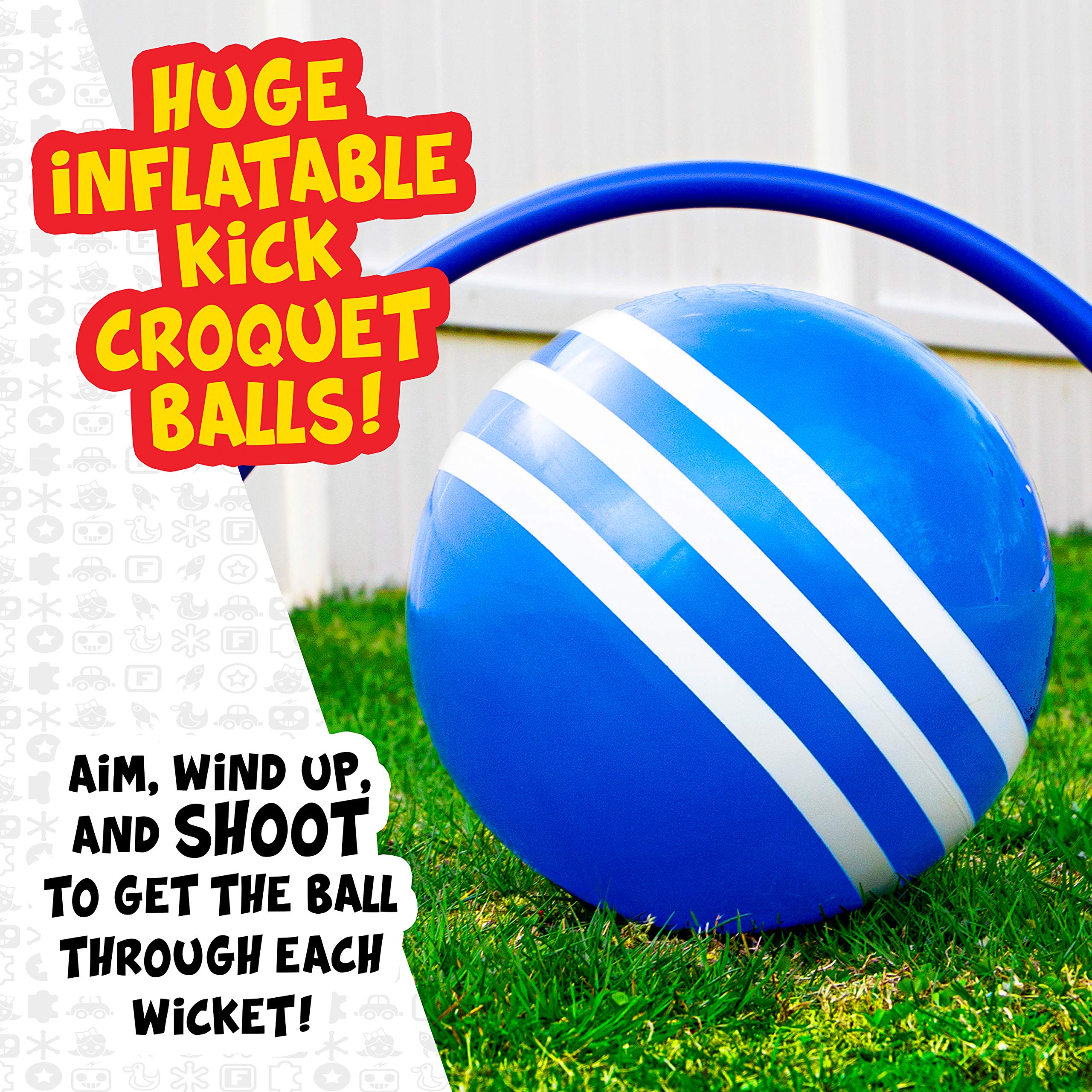 Franklin Sports hand pump used to inflate balls quickly for instant play