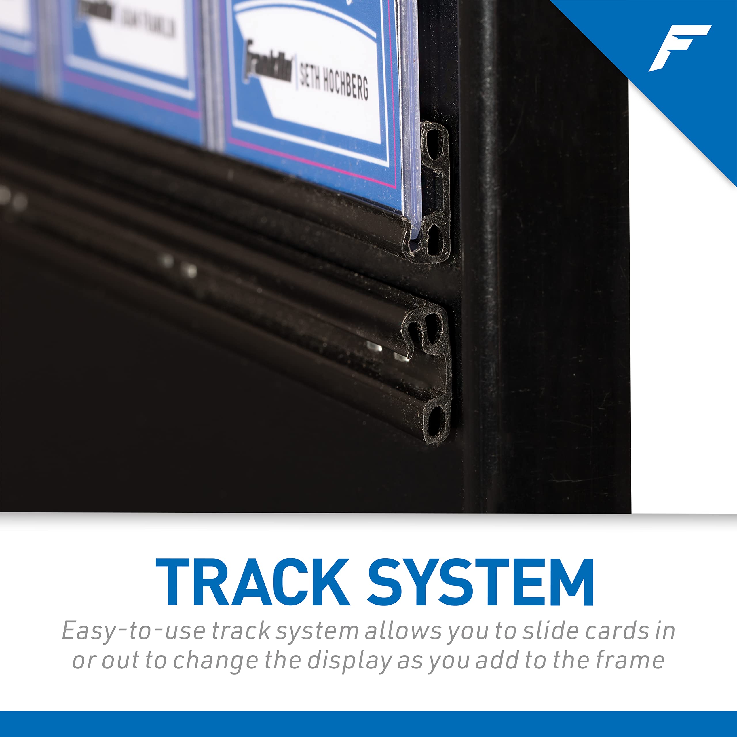 Franklin Sports frame on wall in game room showcasing attractive display benefit