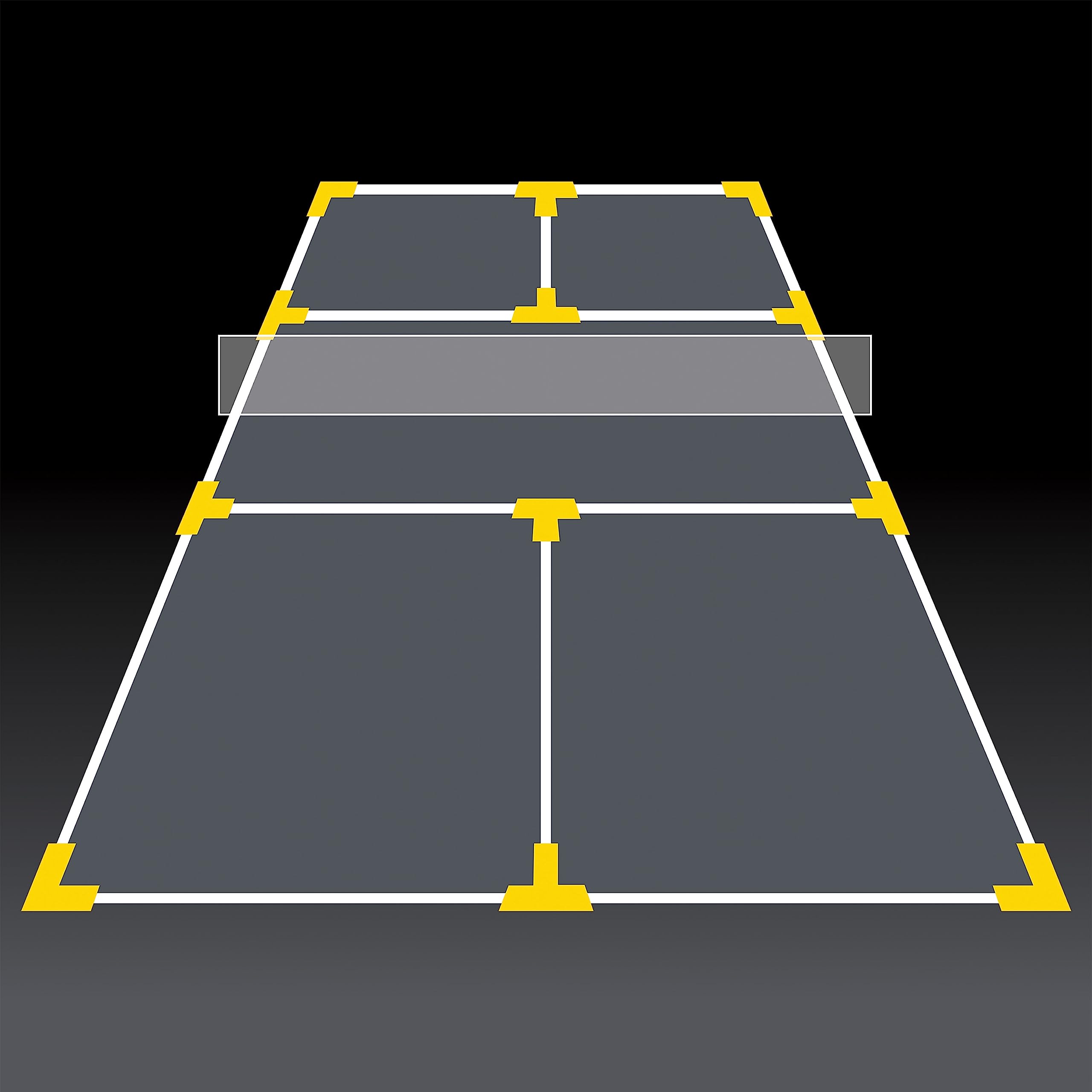 Franklin Sports bright markers on court improving line visibility