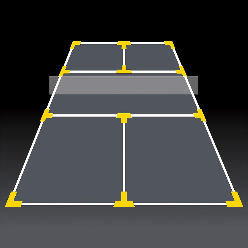 Franklin Sports bright markers on court improving line visibility
